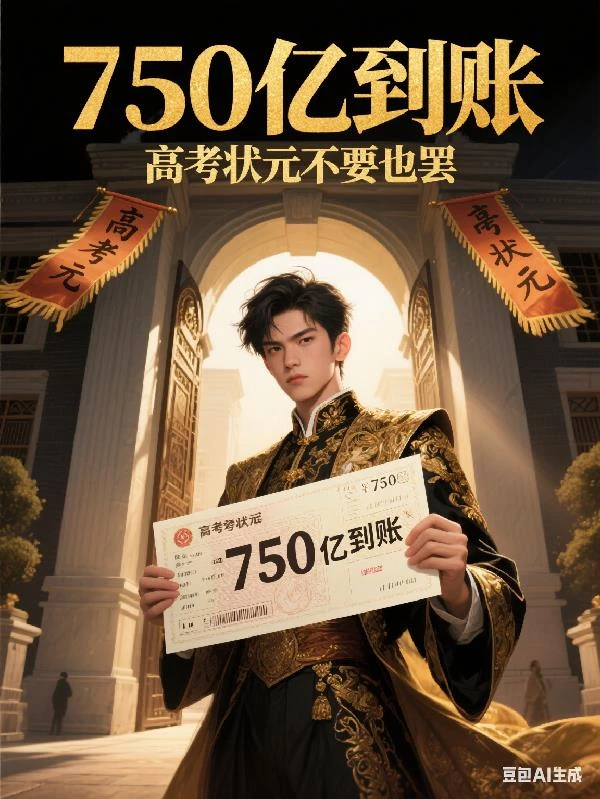 750億到賬，高考狀元不要也罷