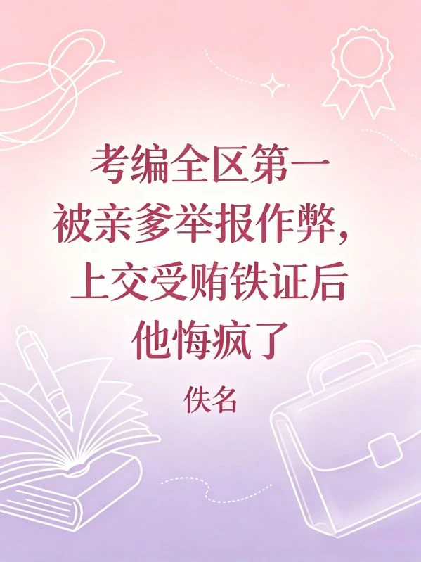 考編全區第一被親爹舉報作弊,上交受賄鐵證後他悔瘋了