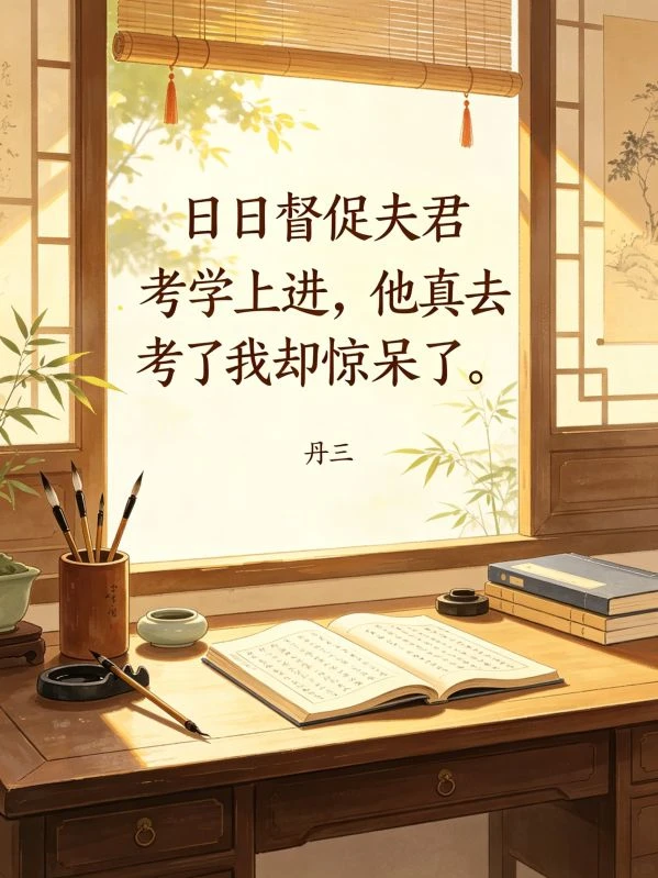日日督促夫君考學上進,他真去考了我卻驚呆了