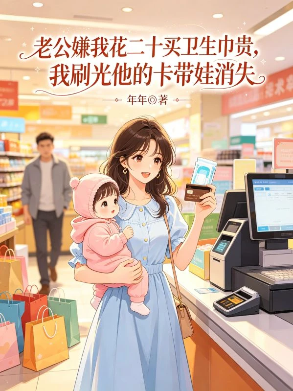 老公嫌我花二十買衛生巾貴,我刷光他的卡帶娃消失