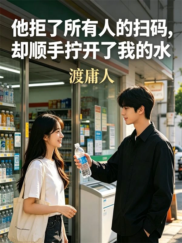 他拒了所有人的掃碼,卻順手擰開了我的水