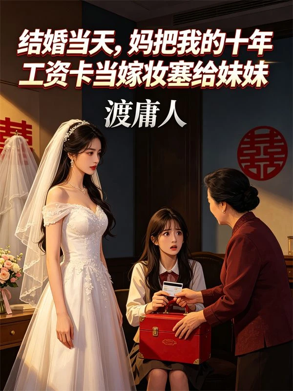 結婚當天,媽把我的十年工資卡當嫁妝塞給妹妹